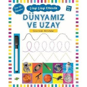 Dünyamız ve Uzay Çıkartmalı Aktiviteler 4+ Yaş - Kukla Yayınları
