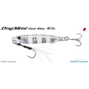 Duo Drag Metal Cast Slim Jig 40 gr PJA0101 Zebra Glow Olta İğnesi