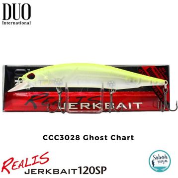 Duo Realis Jerkbait 120SP CCC3028 Ghost Chart
