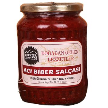 Dupnisa Çiftliği 800 gr Acı Biber Salçası
