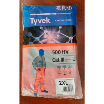 Dupont Tyvek 500 HV Kimyasal Atık Koruyucu Tulum