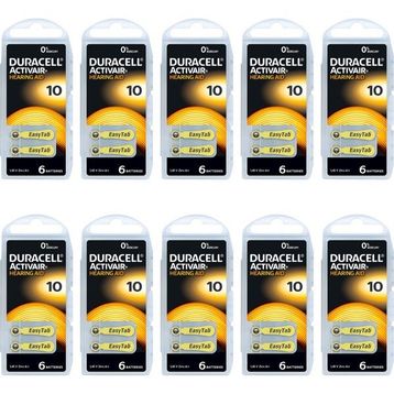 Duracell 10 PR70 Kulaklık İşitme Cihazı Pili
