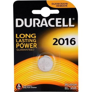 Duracell CR2016 3V Lityum Düğme Pil