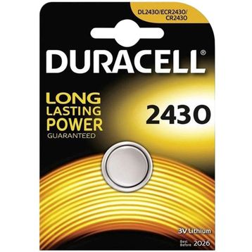 Duracell CR2430 3V Tekli Lithium Düğme Pil