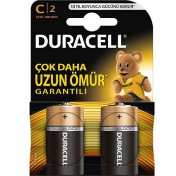 Duracell MN1400 LR14 C Orta Boy Pil