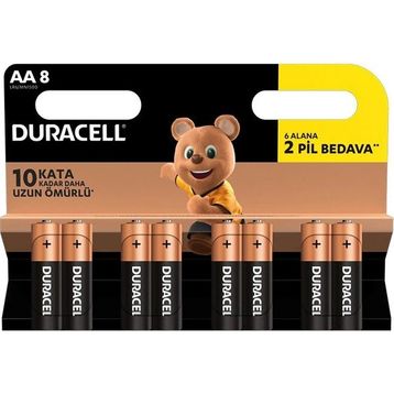 Duracell MN1500 AA 18'li Alkalin Kalem Pil