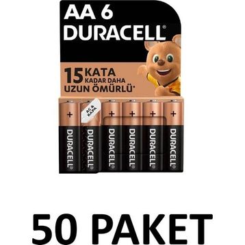Duracell MN1500 AA 300'lü Alkalin Kalem Pil