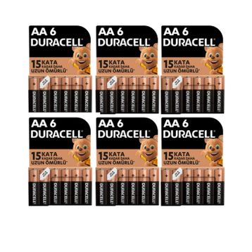Duracell MN1500 AA 36'lı Alkalin Kalem Pil