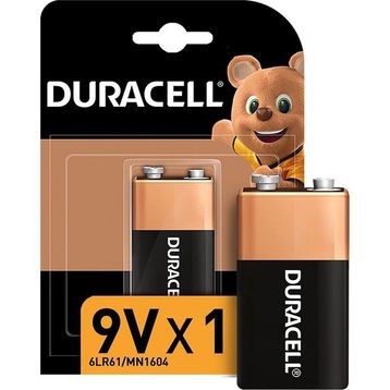 Duracell MN1604 6LR61 9V 3'lü Alkalin Pil