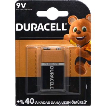 Duracell MN1604 6LR61 9V 5'li Alkalin Pil