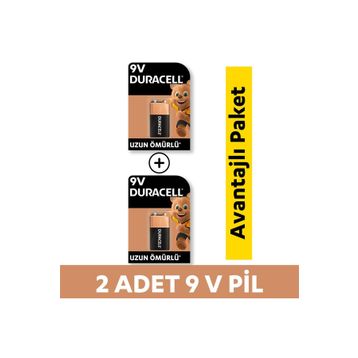 Duracell MN1604 6LR61 9V Alkalin Pil