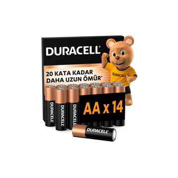 Duracell MN2400 AAA 14'lü Alkalin İnce Kalem Pil