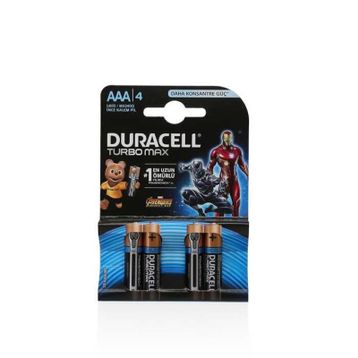 Duracell Turbo Max MN2400 AAA 4'lü Alkalin Kalem Pil
