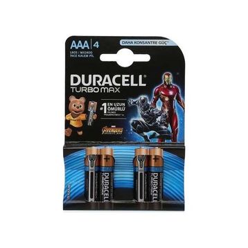 Duracell Turbo Max MN2400 AAA 4'lü Alkalin Kalem Pil