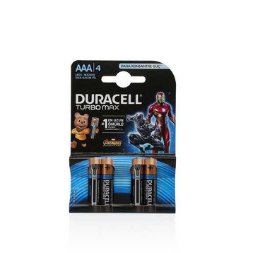 Duracell Turbo Max MN2400 AAA 4'lü Alkalin Kalem Pil