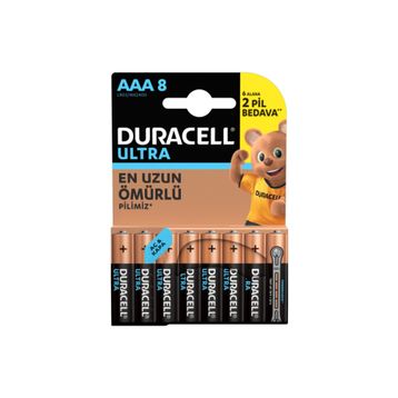 Duracell Turbo Max MN2400 AAA 8'li Alkalin Kalem Pil
