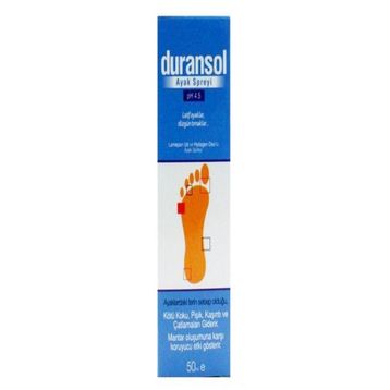 Duransol Free Feet 50 ml Ayak ve Ayakkabı Koku Giderici Sprey