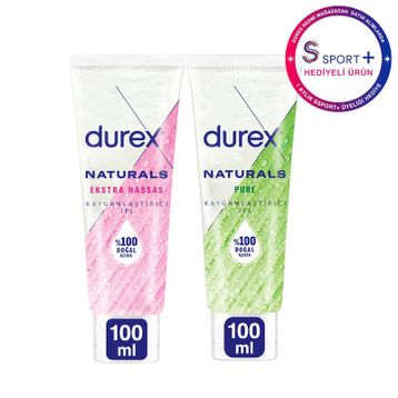 Durex 100 Naturals Pure Kayganlaştırıcı Jel