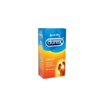 Durex 12'li Uyum Kayganlaştırıcılı Prezervatif