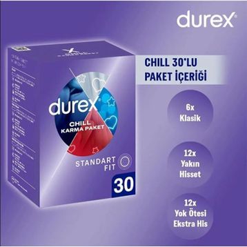 Durex 30'lu Chill Karma Prezervatif