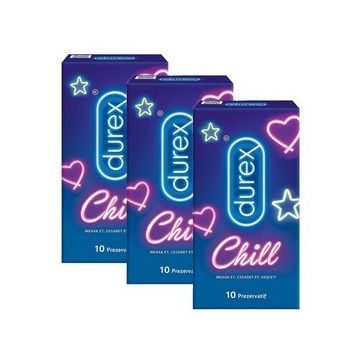 Durex 3x10 Adet Chill Prezervatif