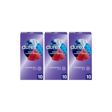 Durex Chill Karma 3x10 Adet Prezervatif