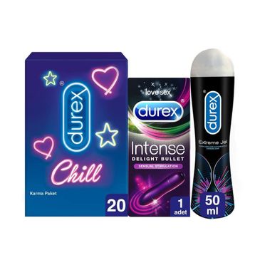 Durex Delight Bullet Titreşimli Vibratör + Extreme Jel