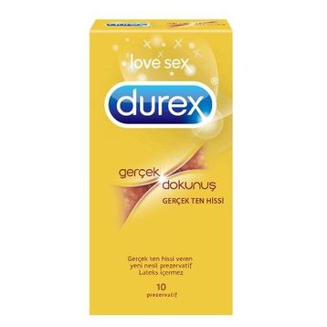 Durex Gerçek Dokunuş 10 Adet Prezervatif