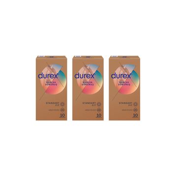 Durex Gerçek Dokunuş 3x10 Adet Prezervatif