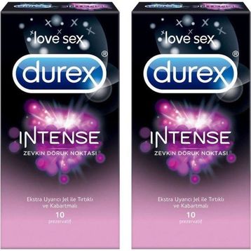 Durex Intense 2x10'lu Prezervatif