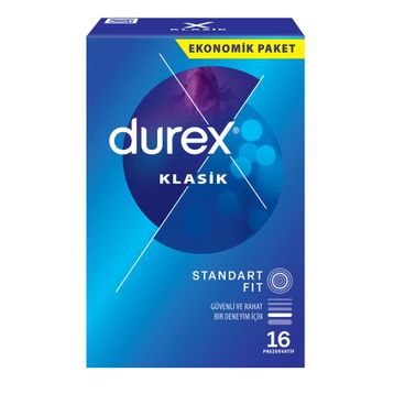 Durex Klasik 16'lı Prezervatif
