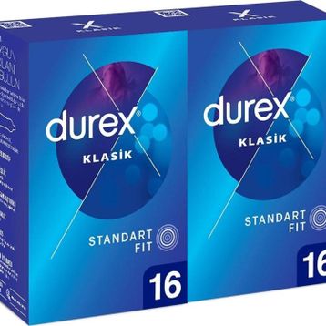 Durex Klasik 16x2 Adet Kondom