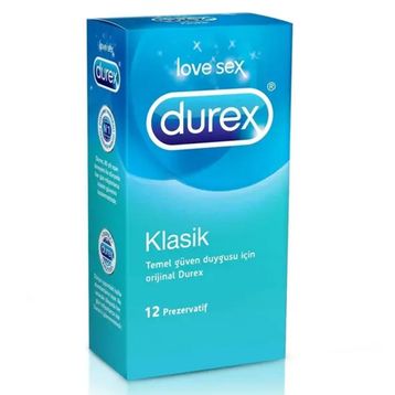 Durex Klasik İnce 12'li Prezervatif