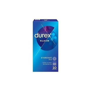 Durex Klasik Standart Fit 10'lu Prezervatif