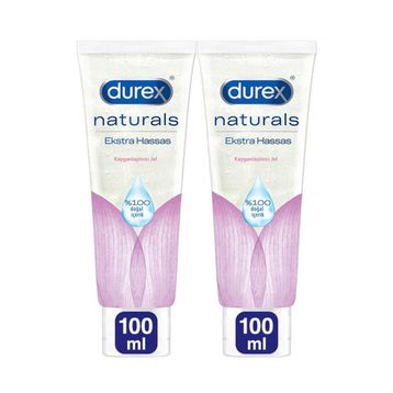 Durex Naturals 100 ml 2 Adet Ekstra Hassas Kayganlaştırıcı Jel