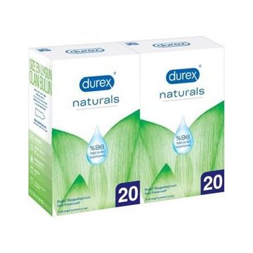 Durex Naturals 40'lı Prezervatif