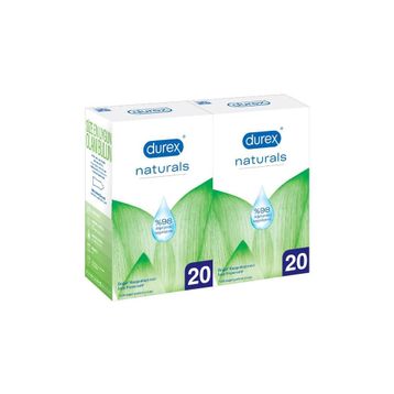 Durex Naturals 40'lı Prezervatif