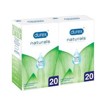 Durex Naturals 40'lı Prezervatif
