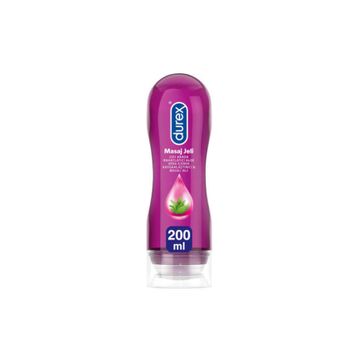Durex Play 200 ml 2si1 Arada Aloe Vera içeren Su Bazlı Kayganlaştırıcı ve Masaj Jeli