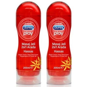 Durex Play Hassas Ylang 2x200 ml Kayganlaştırıcı Masaj Jeli