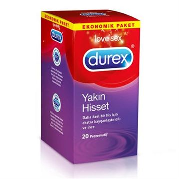 Durex Yakın Hisset 20'li Prezervatif