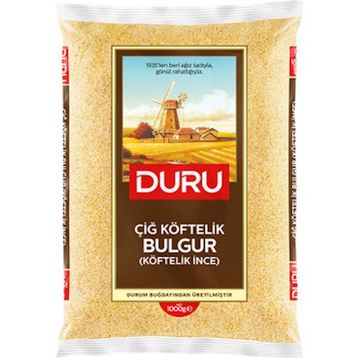 Duru 1 kg Çiğ Köftelik Bulgur