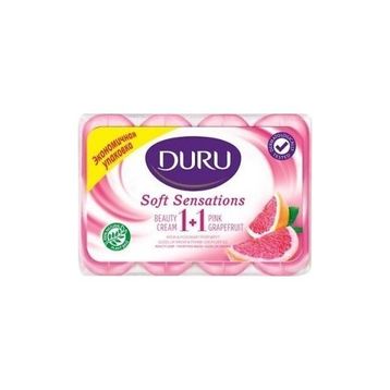 Duru 1+1 Pembe Greyfurt 4 x 80 gr Güzellik Sabunu
