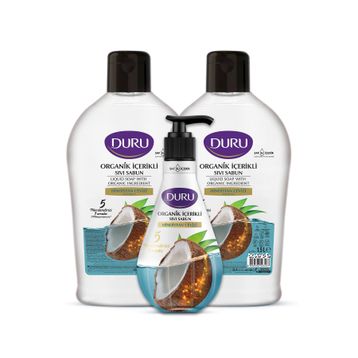 Duru 1500 ml Hindistan Cevizli Organik İçerikli Sıvı Sabun (2 adet)
