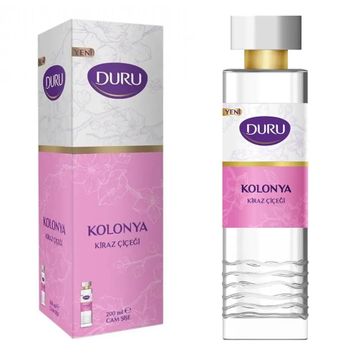 Duru 200 ml Kiraz Çiçeği Cam Şişe Kolonya