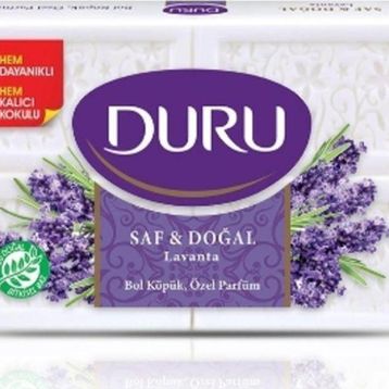 Duru 2x600 gr Saf Doğal Lavanta Banyo Sabunu