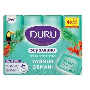 Duru 4x4x150 gr Fresh Sensations Yağmur Ormanı Duş Sabunu