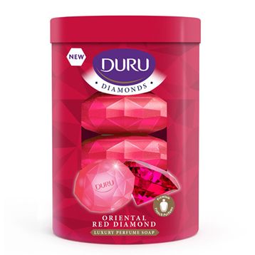Duru 4x90 gr Kırmızı Diamonds Serisi Katı Sabun