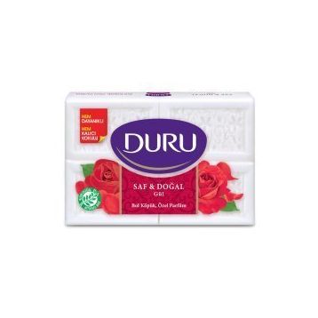 Duru 600x4 Adet Beyaz Kalıp Sabun Gül