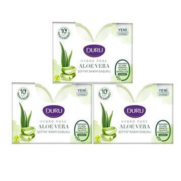 Duru 6x135 gr Hydro Pure Aloe Vera Şeffaf Duş Bakım Sabunu